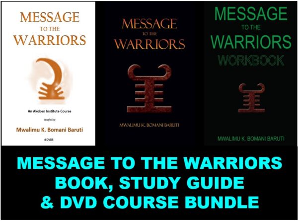 Message to The Warriors Book, Study Guide and Course DVD Set Bundle